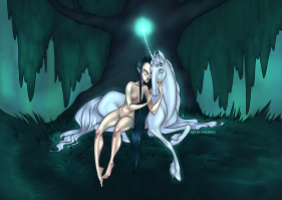 maiden and unicorn